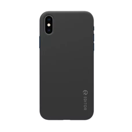 Editor Color fit Samsung N975 Galaxy Note 10 Plus fekete szilikon tok csomagolásban
