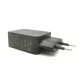 Lucent Trans 3M52 fekete gyári hálózati töltő USB-A csatlakozóval 18W 2A