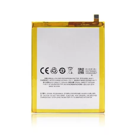 Meizu BA611 gyári akkumulátor Li-Polymer 3070mAh (Meizu M5)
