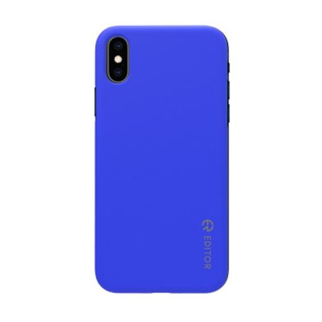 Editor Color fit Huawei Y7 Prime (2017) kék szilikon tok csomagolásban
