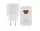 Huawei HW-200440E00 fehér gyári szuper gyors USB-A, Type-C töltő 88W 4.4A