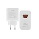 Huawei HW-200440E00 fehér gyári szuper gyors USB-A, Type-C töltő 88W 4.4A