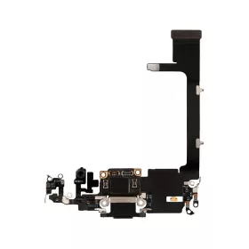 Apple iPhone 11 Pro fekete töltőcsatlakozó szalagkábel