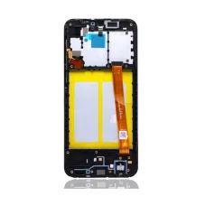   Samsung A202 Galaxy A20e (2019) fekete gyári LCD kijelző érintővel és kerettel