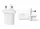 Utángyártott fehér hálózati USB-A töltőfej UK (angol) dugvillával 1000mAh 5W
