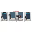 JH Apple iPhone 11 (6.1) 2019 fekete LCD kijelző érintővel (FHD, removable IC)