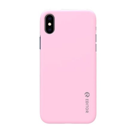 Editor Color fit Huawei Y6 (2018) pink szilikon tok csomagolásban