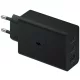 Samsung Trio EP-T6530EBE gyári hálózati fekete gyorstöltő 3A 65W (2x Type-C / 1x USB)