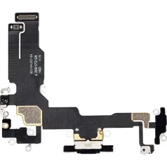 Apple iPhone 15 (6.1) fekete töltőcsatlakozó szalagkábel