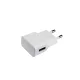 Utángyártott fehér hálózati USB-A töltőfej 1000mAh 5W