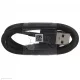 Samsung EP-DG970BBE fekete gyári USB - Type-C adatkábel 1,2m, 2A (S10, S10 Plus, S10 Edge)