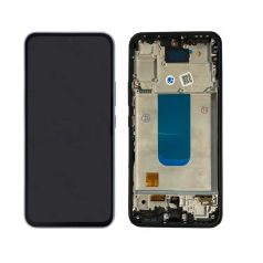   Samsung A546 Galaxy A54 5G (2023) fekete LCD kijelző érintővel és kerettel (Oled)