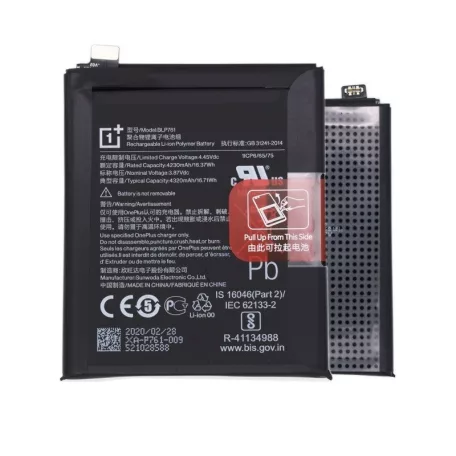 One Plus BLP761 gyári akkumulátor Li-Polymer 4320mAh (One Plus 8 IN2010)