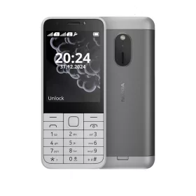   Nokia 230 (2024) Mobiltelefon, Kártyafüggetlen, Dual Sim, fehér