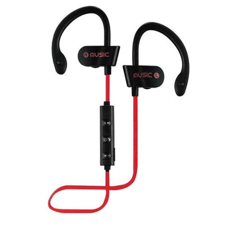 RT558 sztereo Bluetooth multipontos sport headset BT 4.2 + EDR piros