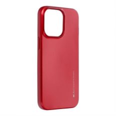   Mercury iJelly Samsung A605 Galaxy A6 Plus fémhatású matt szilikon hátlapvédő piros