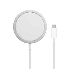   Apple A2140 MagSafe vezeték nélküli töltő 15W 1m fehér (MHXH3ZM/A)