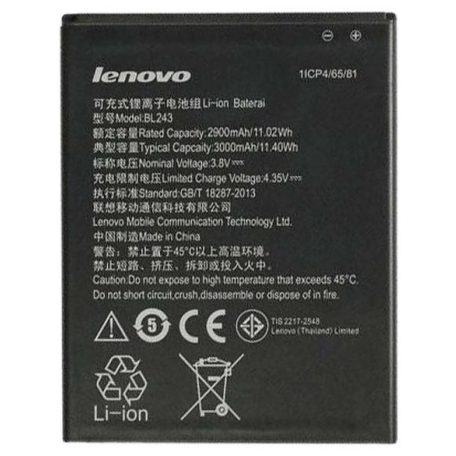 Lenovo BL-243 gyári akkumulátor Li-Ion 2900mAh (K3 Note K50-T5 A7000)