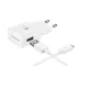 Csomagajánlat - Samsung gyári hálózati fehér töltőfej 2A (ETAU90EWE) 10W USB - micro USB adatkábellel 1m ECB-DU4AWE