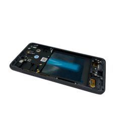   Samsung G990B Galaxy S21 FE (2022) fekete LCD kijelző érintővel és kerettel