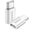Bliszteres Huawei AP52 gyári micro USB Type-c átalakító adapter 5V, 2A, fehér HL1122