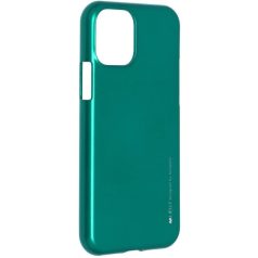   Mercury iJelly Samsung A320 Galaxy A3 (2017) fémhatású matt szilikon hátlapvédő zöld