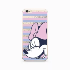   Disney szilikon tok - Minnie 022 Samsung G973F Galaxy S10 ezüst liquid glitter (DPCMIN26500)