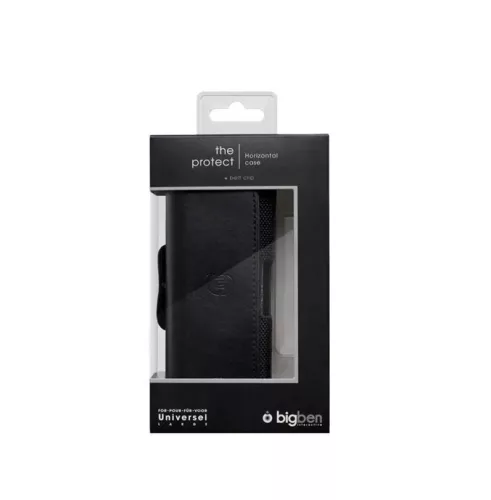 BigBen univerzális övre csatolható bőrtok XL (138x68x11mm)