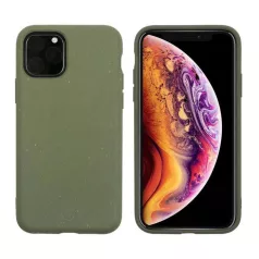   Muvit Apple iPhone 11 Pro Max ütésálló, bambuszrost alapú tok zöld
