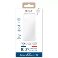 Muvit Samsung S901 Galaxy S22 (2022) átlátszó vékony tok