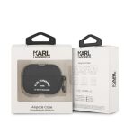 Karl Lagerfeld Rue St Guillaume Apple Airpods Pro szilikon tok fekete (KLACAPSILRSGBK)