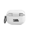 Karl Lagerfeld Rue St Guillaume Apple Airpods Pro szilikon tok fehér (KLACAPSILRSGWH)