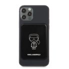 Karl Lagerfeld vezetéknélküli power bank Type-c csatlakozóval 3000mAh (KLPBMSOIBK) 2.1A 5W