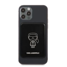   Karl Lagerfeld vezetéknélküli power bank Type-c csatlakozóval 3000mAh (KLPBMSOIBK) 2.1A 5W