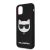 Karl Lagerfeld Choupette Apple iPhone 11 (6.1) 2019 hátlapvédő tok fekete (KLHCN61SLCHBK)