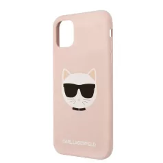   Karl Lagerfeld Choupette Apple iPhone 11 (6.1) 2019 hátlapvédő tok pink (KLHCN61SLCHLP)