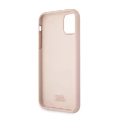   Karl Lagerfeld Choupette Apple iPhone 11 (6.1) 2019 hátlapvédő tok pink (KLHCN61SLCHLP)