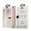 Karl Lagerfeld Choupette Apple iPhone 11 (6.1) 2019 hátlapvédő tok pink (KLHCN61SLCHLP)