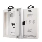Karl Lagerfeld Choupette Apple iPhone 11 (6.1) 2019 hátlapvédő tok fehér (KLHCN61SLCHWH)