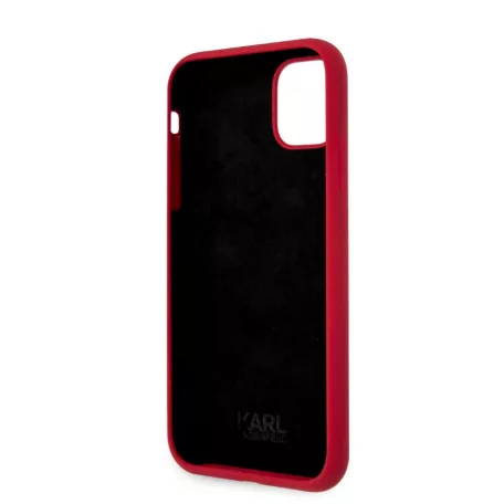 Karl Lagerfeld Choupette Apple iPhone 11 (6.1) 2019 hátlapvédő tok piros (KLHCN61SLCHRE)