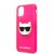 Karl Lagerfeld TPU Choupette Apple iPhone 11 (6.1) 2019 hátlapvédő tok Fluo Pink (KLHCN61CHTRP)