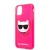 Karl Lagerfeld TPU Choupette Apple iPhone 11 (6.1) 2019 hátlapvédő tok Fluo Pink (KLHCN61CHTRP)