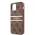 Guess Apple iPhone 12 Pro Max 2020 (6.7) PU 4G Printed Stripe Case hátlapvédő tok barna (GUHCP12L4GDBR)