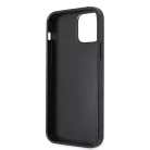 Guess Apple iPhone 12 / 12 Pro 2020 (6.1) PU Saffiano Big 4G Metal Logo Case hátlapvédő tok fekete (GUHCP12MSA4GGBK)