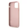 Guess Apple iPhone 12 Pro Max 2020 (6.7) PU Saffiano Big 4G Metal Logo Case hátlapvédő tok pink (GUHCP12LSA4GGPI)