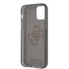 Guess Apple iPhone 12 Pro Max 2020 (6.7) TPU Big 4G Full Glitter Case hátlapvédő tok fekete (GUHCP12LPCUGL4GBK)