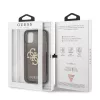 Guess Apple iPhone 12 Pro Max 2020 (6.7) TPU Big 4G Full Glitter Case hátlapvédő tok fekete (GUHCP12LPCUGL4GBK)