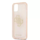 Guess Apple iPhone 12 Pro Max 2020 (6.7) TPU Big 4G Full Glitter Case hátlapvédő tok arany (GUHCP12LPCUGL4GGO)