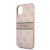 Guess Apple iPhone 11 (6.1) 2019 PU 4G Printed Stripe hátlapvédő tok pink (GUHCN614GDPI)