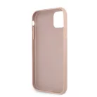 Guess Apple iPhone 11 (6.1) 2019 PU 4G Printed Stripe hátlapvédő tok pink (GUHCN614GDPI)